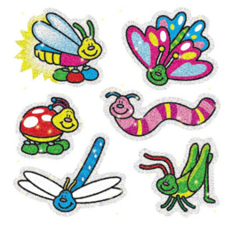 Glitter Lente - 30 Stickers