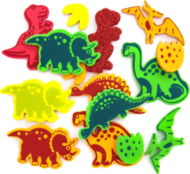 20 Foam Stickers Dinosaurs