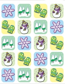 Winterseizoen - 20 stickers
