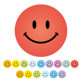 Smiley Stickers Pastel 10mm- 1104 Stickers
