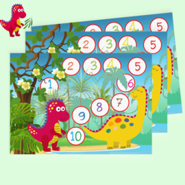 Reward Chart Dinosaurs with Stickers