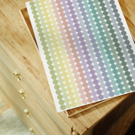 10 mm Stippen Stickers Beautiful Nature