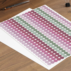 10 mm Dots Aufkleber Lovely Lilac