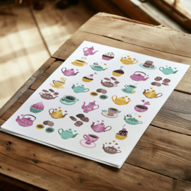 Tea Time Stickers