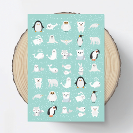 Snow Friends Stickers