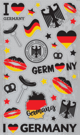 Stickervel Duitsland - 31 Stickers