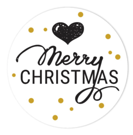 Merry Christmas ♥ Sluitzegels (5 stickers)