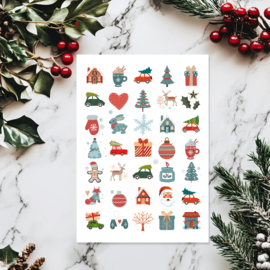Stickervel Christmas Memories - 35 stickers
