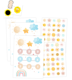 Solides Belohnungssystem Sunshine inkl. 2 verfärbenden Pinkelaufklebern