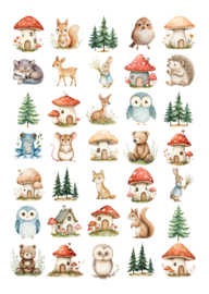 Sprookjesbos Stickers