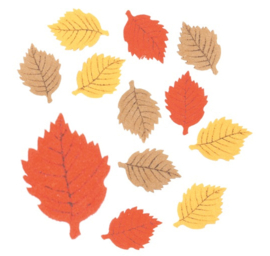 Herbstblätter Aufkleber aus Filz