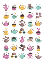 Tea Time Stickers