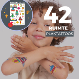42 Temporary Space Tattoos for Boys and Girls