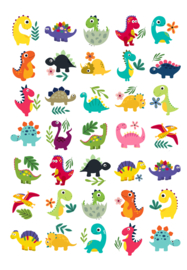 Reward Chart Dinosaurs with Stickers