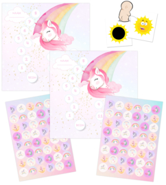 Stevig Beloningssysteem Unicorns incl 1 Verkleurende Plassticker