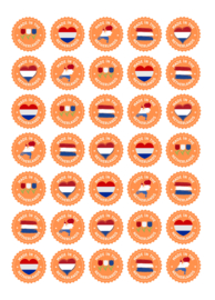 2 Grote Stickervellen Made in the Netherlands