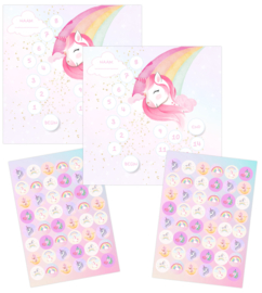 Stevig Beloningssysteem Unicorns incl 2 Stickervellen