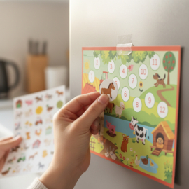 Beloningspakket voor Kinderen - 12 Grote Beloningskaarten - 315 Stickers en Diploma