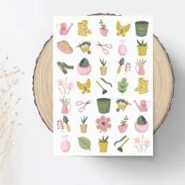 Tuinieren Stickers