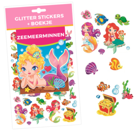Stickervel Zeemeerminnen + Boekje om de Stickers in te Plakken