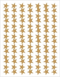 Gouden Sterren Stickers - 98 Stickers