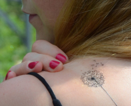 15 Temporary Tattoos Flowers - Stick-on Tattoos Adults