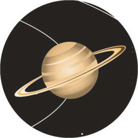 Beloningsstickers Zonnestelsel en Planeten 19mm - 54 Stickers