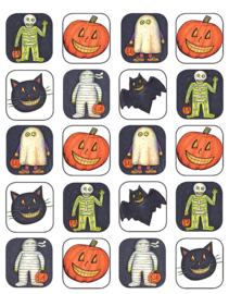 Halloween - 20 Stickers
