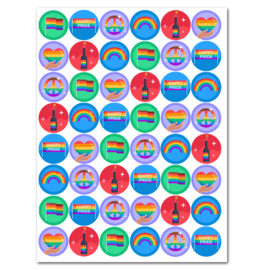 Stickervel Pride - 48 Stickers