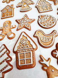 Puffy Stickers Gingerbread