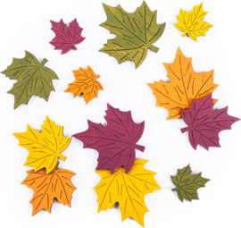 Houten Herfst Decoratie Stickers