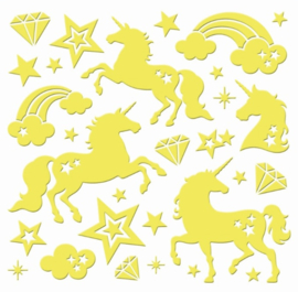 Glow in the Dark Stickers - Unicorns