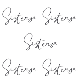 5 Temporary Tattoos Sisters