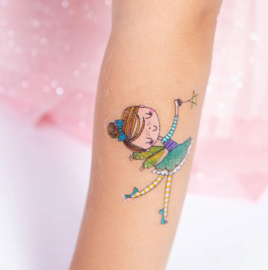 54 Tatouages Adhésifs pour Filles avec Feuille d'Or