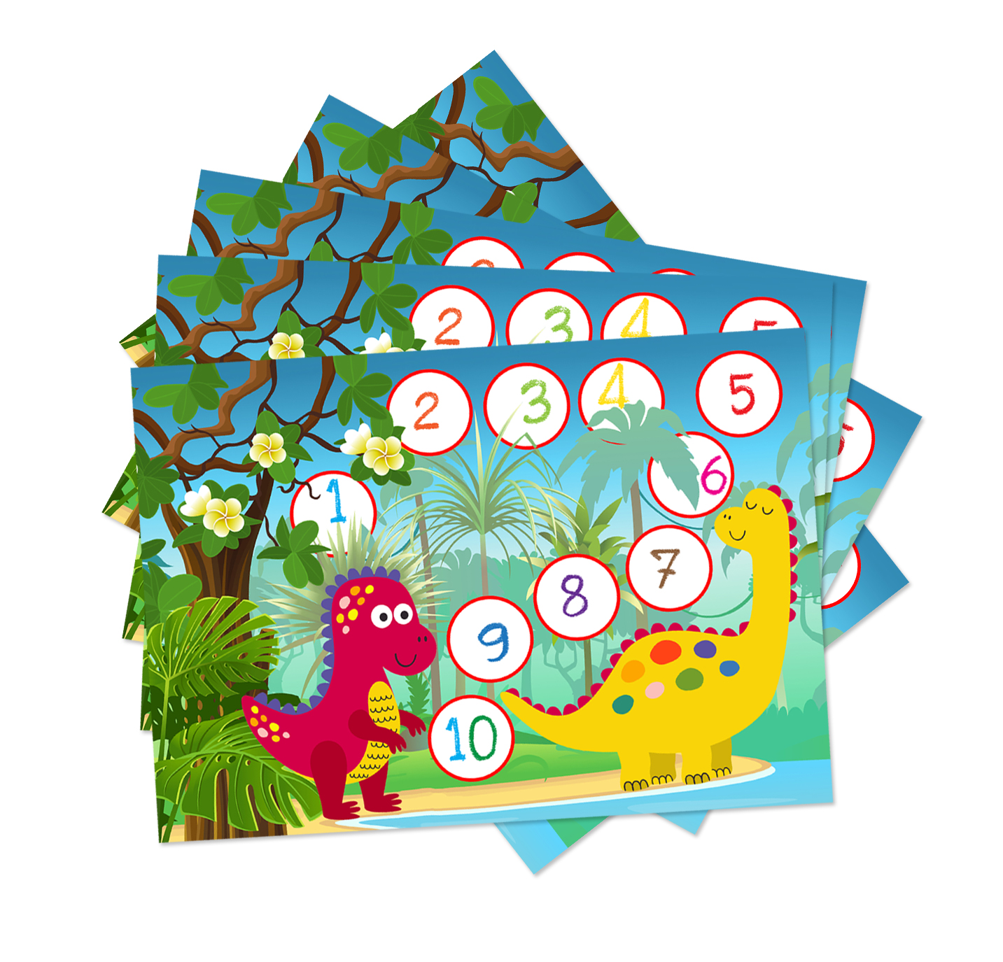 Beloningssysteem Dino's + Stickers + Plasdiploma