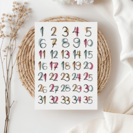 Numbers II Stickers