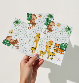 Système de récompense Jungle avec autocollants