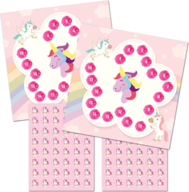 Unicorn Beloningssysteem met Bijpassende Stickers