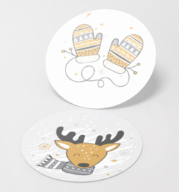 Golden Winter - 54 Stickers