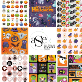 Fancy Pumpkins - 20 Halloween Stickers