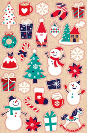 Groot Stickervel Kerst