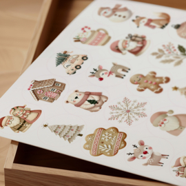 Kerst Stickers - Cute Christmas