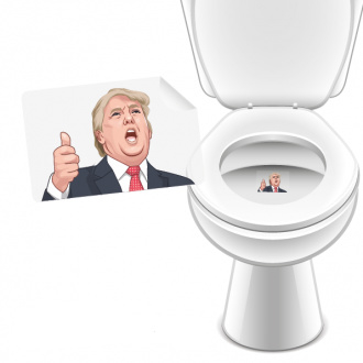 Make your toilet great again! - 2 Plasstickers