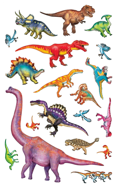 Dinosaurus Stickers - 19 Dino Stickers