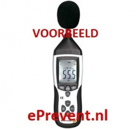 Geluidsmeter huren 2 dagen (incl. rapport en borg).