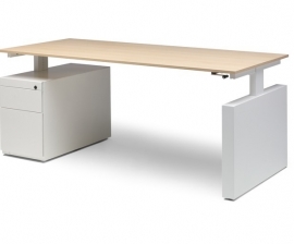 Voortman Elektrisch Bureau + Ladeblok (160x80)