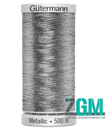 Gütermann Sulky Metallic -Silver, 500m