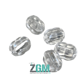 Kettingverbinder zwart / wit / transparant