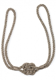 Raffhalter mit Knoten Grau 65cm