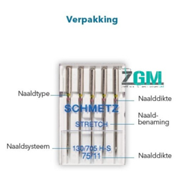 Schmetz  Ajourzoom naald 100/16 -  1 stuk